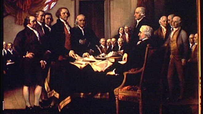 Signing of the Declaration of Independence, John Trumbull